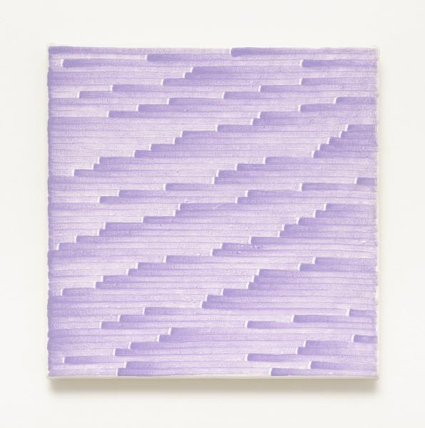 Irma Blank (Celle (D), 1934), Radical Writings, Il corpo del silenzio, 29-3-83, 1983, olio su tela, 30 x 30 cm, Photo credit Carlo Favero, Courtesy the artist and P420, Bologna
