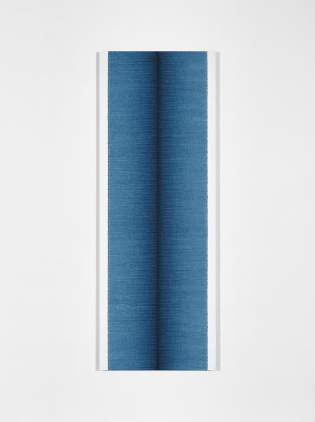 Irma Blank (Celle (D), 1934), Radical Writings, Abecedarium, da/from Bleu Carnac (62), 1991-1992, olio su tela, 202,5 x 73,5 cm, Photo credit Carlo Favero, Courtesy the artist and P420, Bologna 
