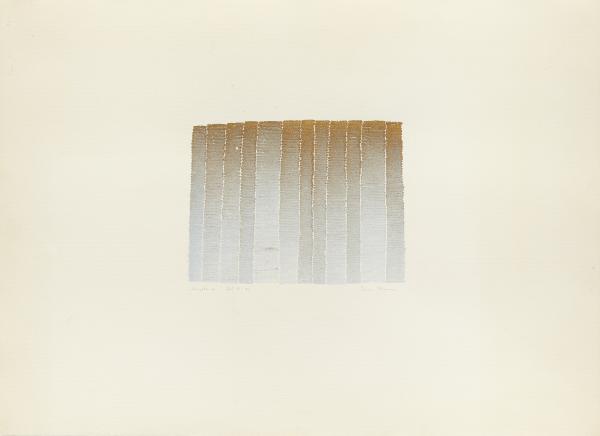 Irma Blank (Celle (D), 1934), Annotazioni 20-11-82, 1982, tecnica mista su carta, 56 x 76 cm, Photo credit Carlo Favero, Courtesy the artist and P420, Bologna
